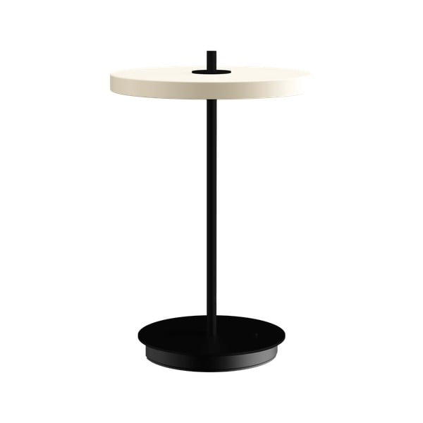 Must-valge LED-lauavalgusti metallist varjuga (kõrgus 31 cm) Asteria Move - UMAGE