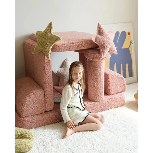 Roheline bukleekangast laste diivanipadi Star - Wigiwama-image-4