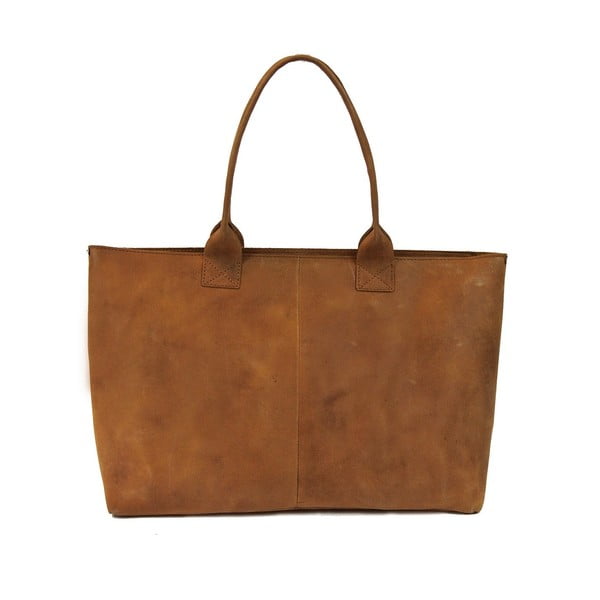 Hnědá kožená vintage kabelka O My Bag Madam Rose-image-2