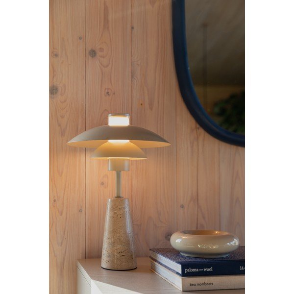 Beež LED timmitav laualamp (kõrgus 37 cm) Cole - Zuiver-image-1