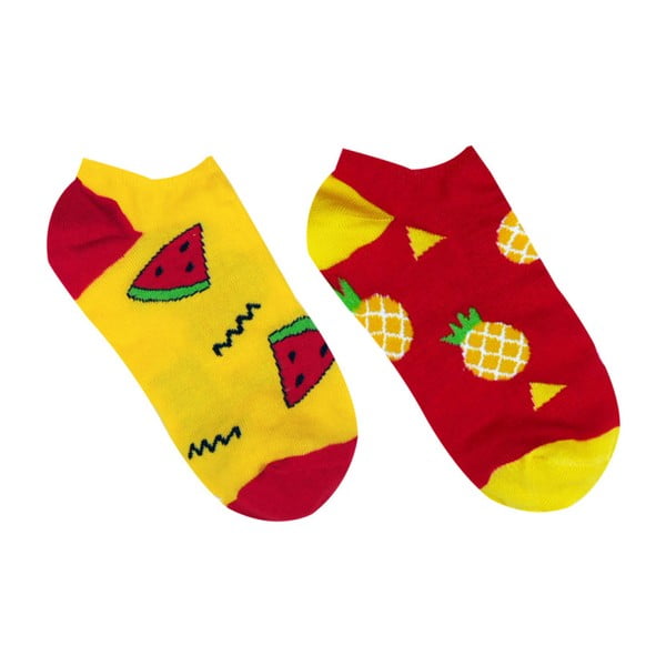 Bavlněné kotníkové ponožky HestySocks Tropical, vel. 43-46