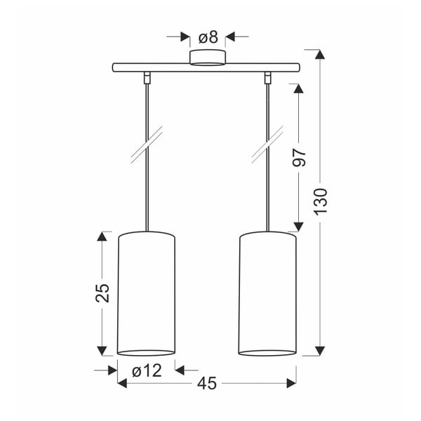 Rippvalgusti ø 12 cm Aragona - Candellux Lighting-image-2