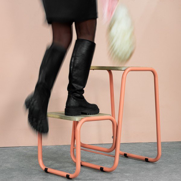 Metallist astepink 63 cm Step-By-Step - Spinder Design-image-1