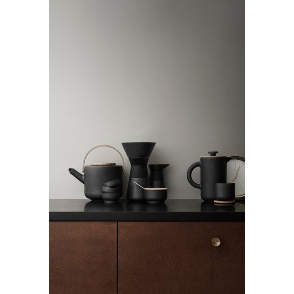 Must kivist tilkkohvi komplekt, 600 ml Theo – Stelton-image-2