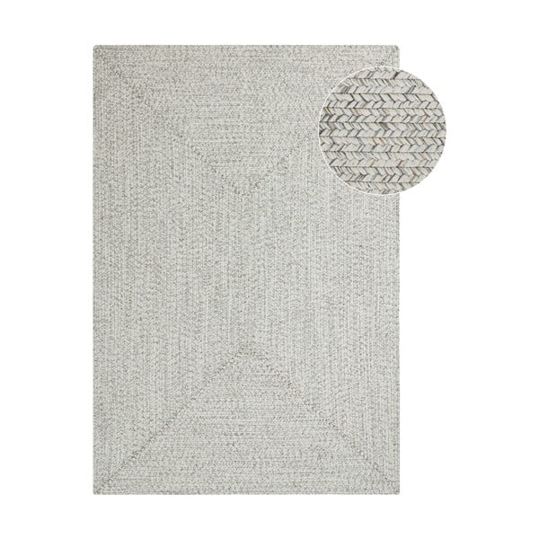 Valge/beež õuevaip 170x120 cm - NORTHRUGS