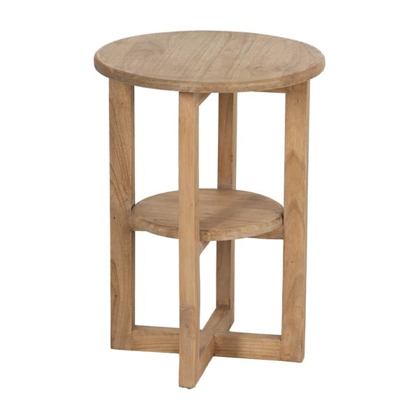 Ümmargune täispuidust abilaud, ø 40 cm Dala - Ixia