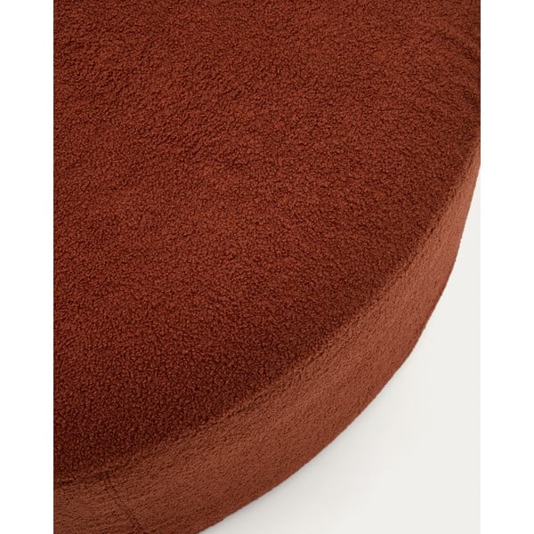 Terrakottapunane bukleekangast tumbaKaeli - Kave Home-image-1