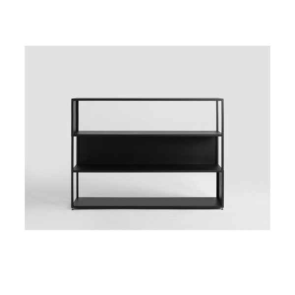 Must metallist raamaturiiul 150x110 cm Hyller - CustomForm-image-1