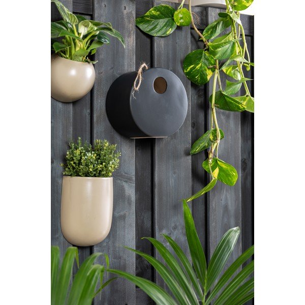 Must keraamiline linnupesa Bird, ø 20 cm - PT LIVING-image-1