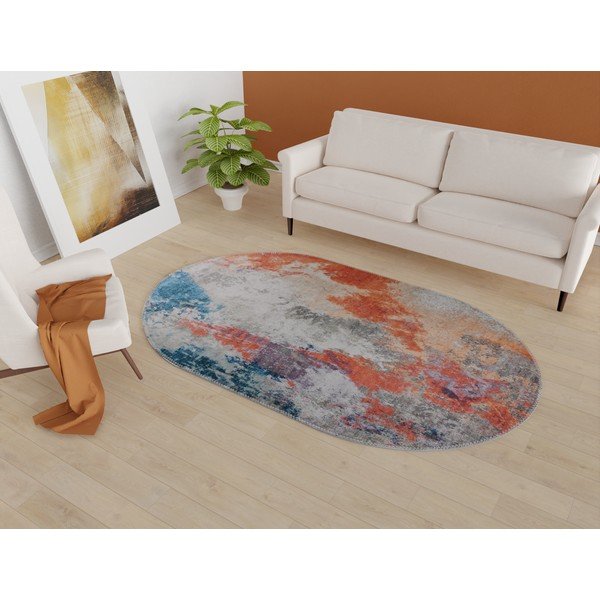 Sinakasoranž pestav vaip 80x120 cm - Vitaus-image-1
