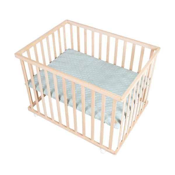 Laste reguleeritava kõrgusega/ratastega mänguaedik 75x100 cm Style - Roba