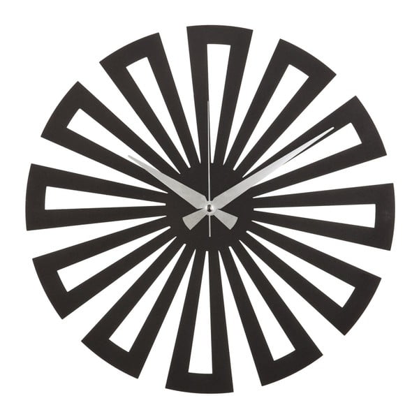 Kovové nástěnné hodiny Quarters, ø 50 cm