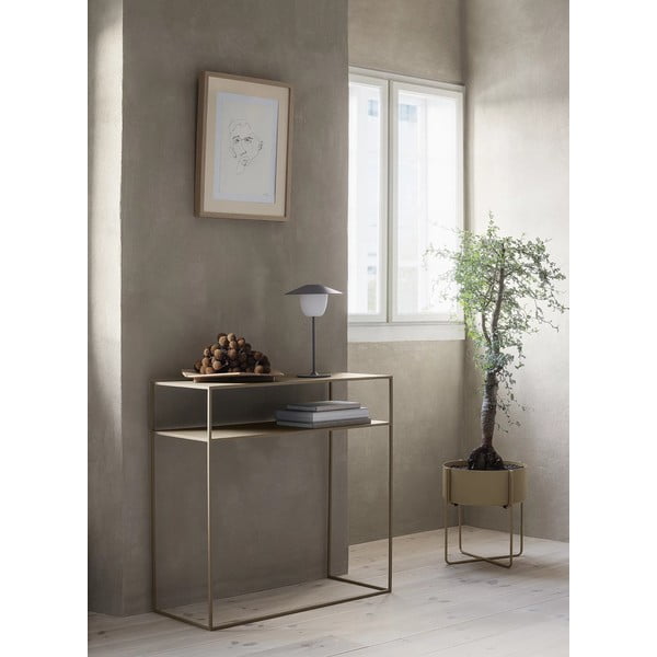 Must metallist konsoollaud 800x85 cm Fera - Blomus-image-1