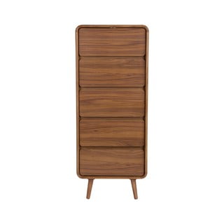 Pruunist saarepuidust kummut 45x112x40 cm Rise - Zuiver