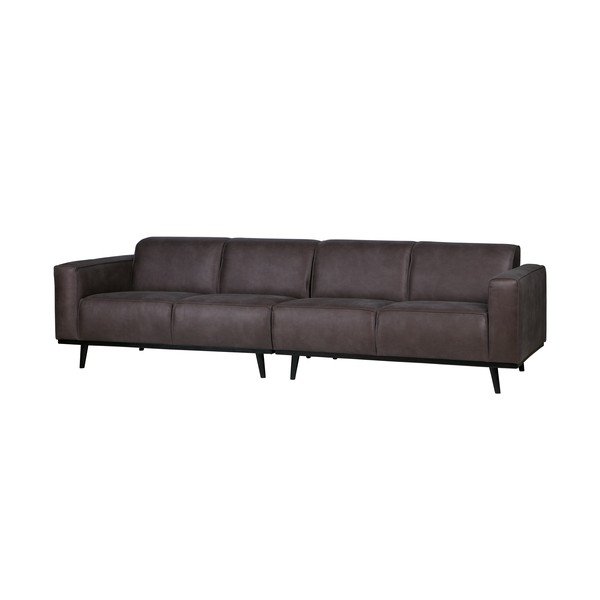 Tumehall kunstnahast diivan , 280 cm Statement - BePureHome-image-3