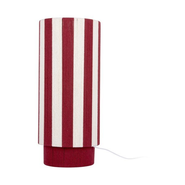 Punane/valge nöörist laualamp (kõrgus 58 cm) Vienna Stripes - Leitmotiv