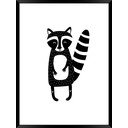 Laste plakat , 40 x 30 cm Modernpik Racoon - Styler