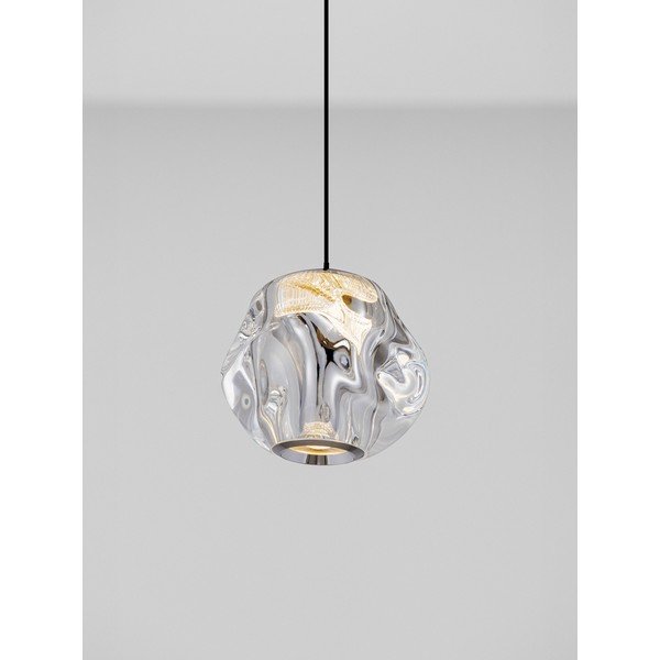 Mattmust metallist hämardatav LED-rippvalgusti akrüülklaasist varjuga, ø 10 cm Ifos - Nova Luce-image-2