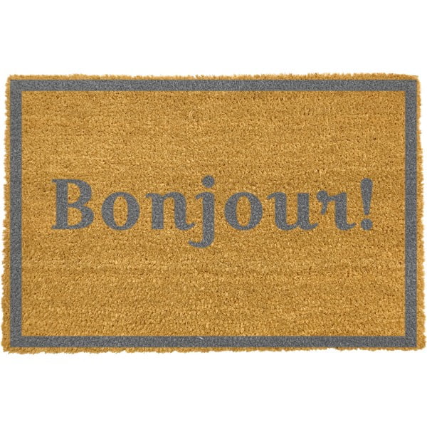 Looduslik kookosmatt Hall, 40 x 60 cm Bonjour - Artsy Doormats