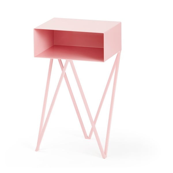 Růžový noční stolek &New Mini Robot