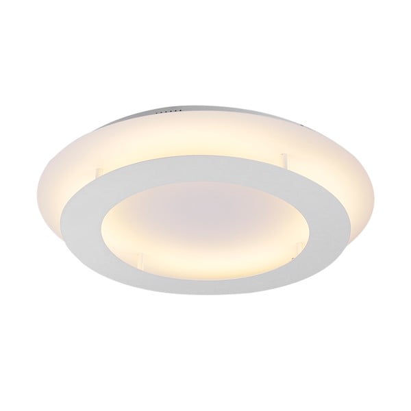 Valge LED laevalgusti metallist varjuga 50x50 cm Merle - Candellux Lighting