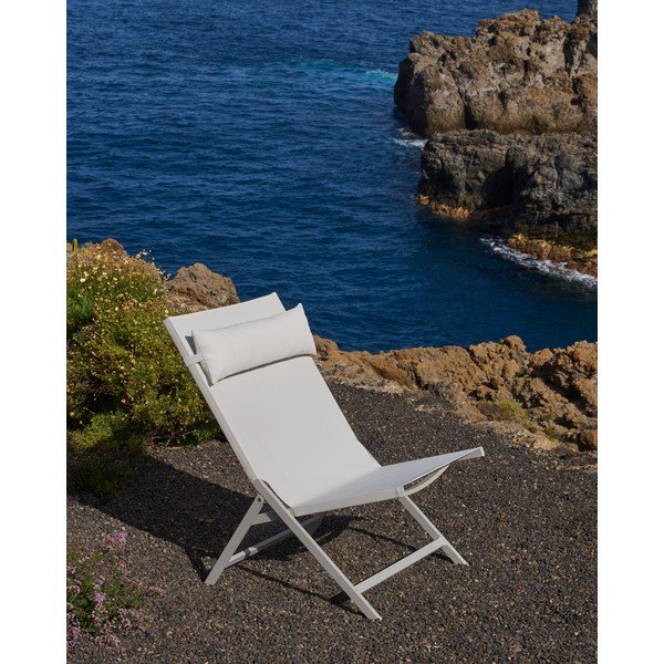 Valge metallist aiatool Canutells - Kave Home-image-1