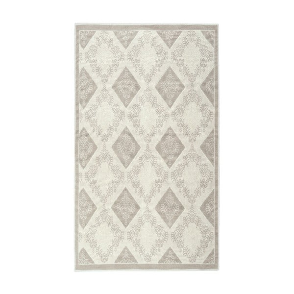 Krémový bavlněný koberec Floorist Chapeau, 120 x 180 cm