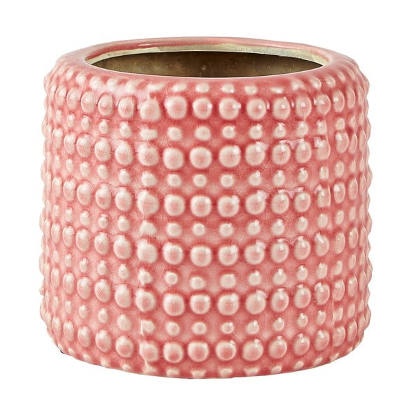 Růžový keramický květináč Villa Collection, ∅ 13,5 cm