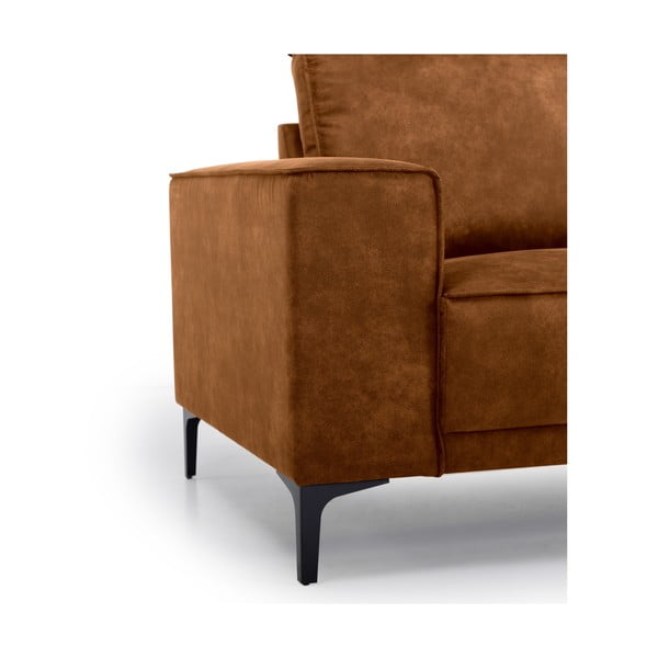 Pruun kunstnahast tugitool Copenhagen - Scandic-image-1