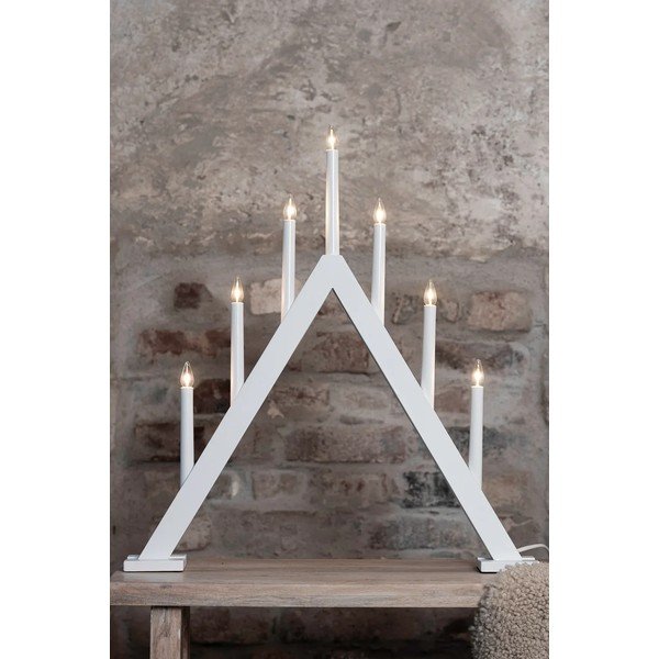 Valge jõulumotiividega valguskaunistus Ariele - Markslöjd-image-2