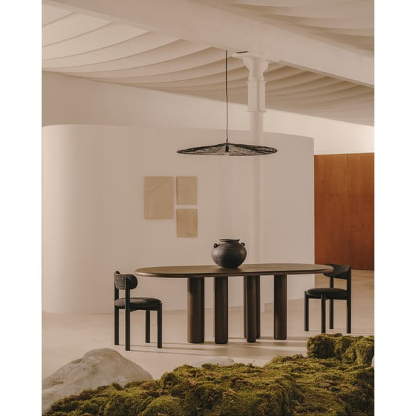 Must rippvalgusti ø 100 cm Makai - Kave Home-image-2