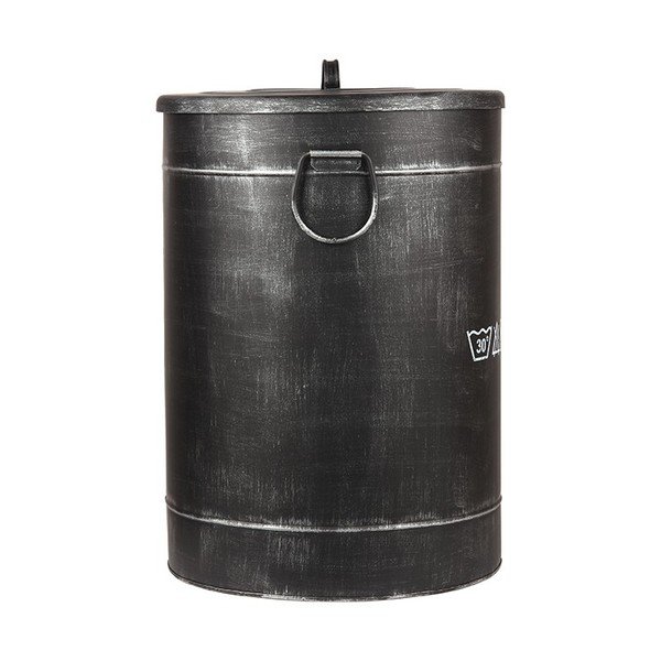 Must metallist pesukorv , ⌀ 40 cm - LABEL51-image-1