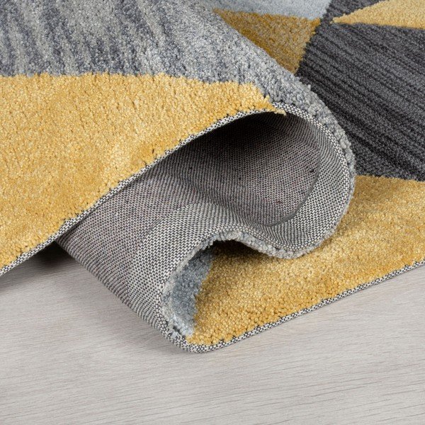Kollane/hall vaip 120x170 cm Icon - Flair Rugs-image-1