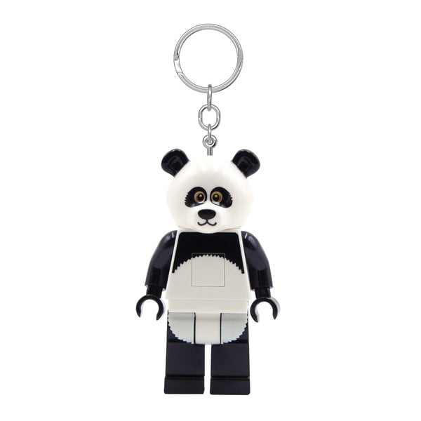 Must-valge võtmehoidja koos taskulambiga Iconic Panda - LEGO®-image-2