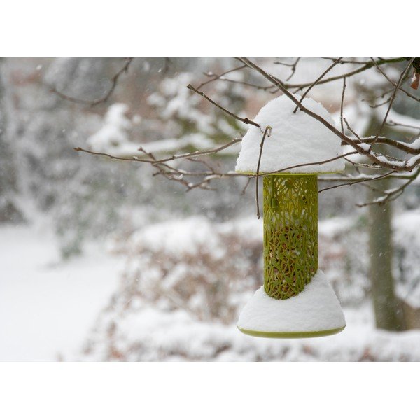 Kollakas-roheline rippuv pähklisöötja Chiff Chaff - Esschert Design-image-1