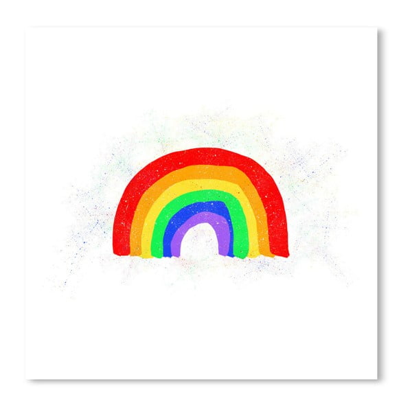Plakát Americanflat Rainbow, 30 x 30 cm