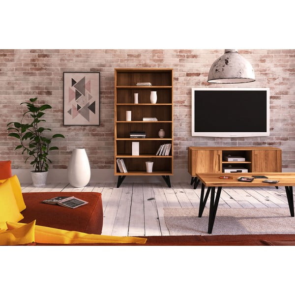 Pöögist raamaturiiul 91x185 cm Golo - The Beds-image-1