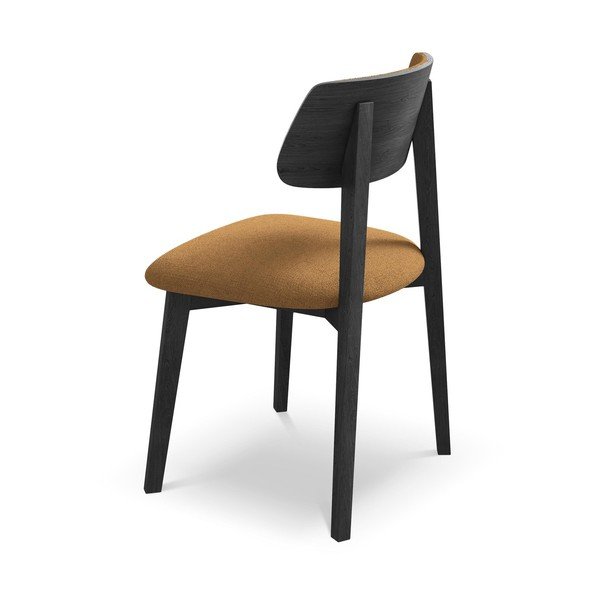 Täispuidust söögitoolid terrakota värvi Niu - Makamii-image-3