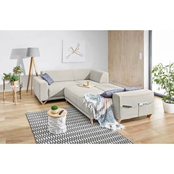 Beež lahtikäiv/panipaigaga nurgadiivan (vasak nurk/L-kujuline) Classy Sophie – Miuform-image-4