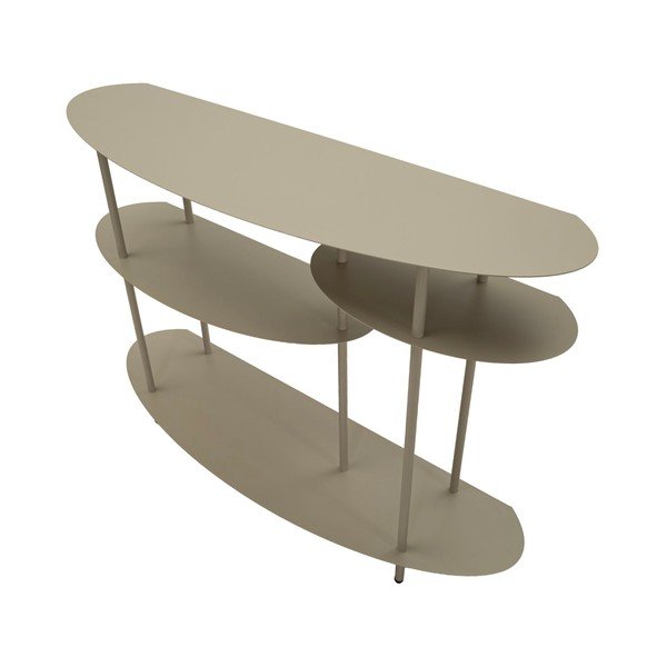 Hallikasbeež metallist konsoollaud 34x118 cm Saturn - Mauro Ferretti-image-2