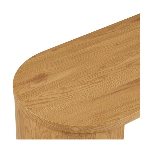 Konsoollaud tammepuidu imitatsiooniga 38x114 cm Bibione – House Nordic-image-4