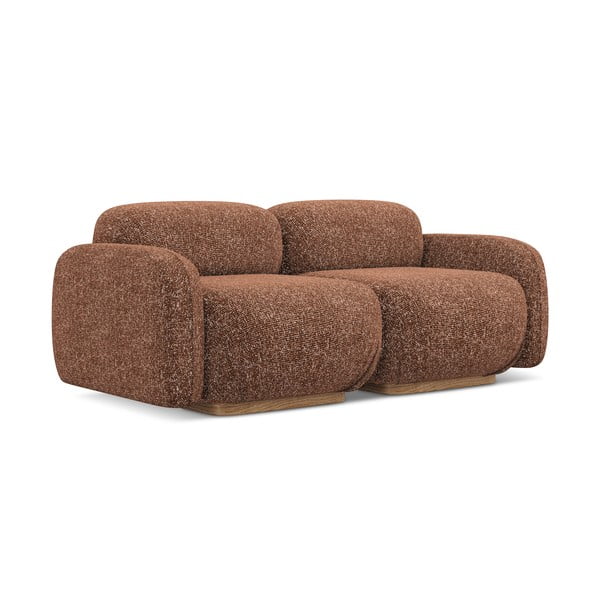 Oranž/pruun moodulsofa 190 cm Ailani - Makamii-image-2