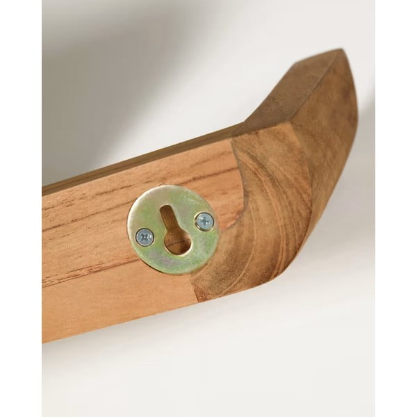 2 teakpuust seinariiuli komplekt, mis on valmistatud teakpuust. Shamel - Kave Home-image-2