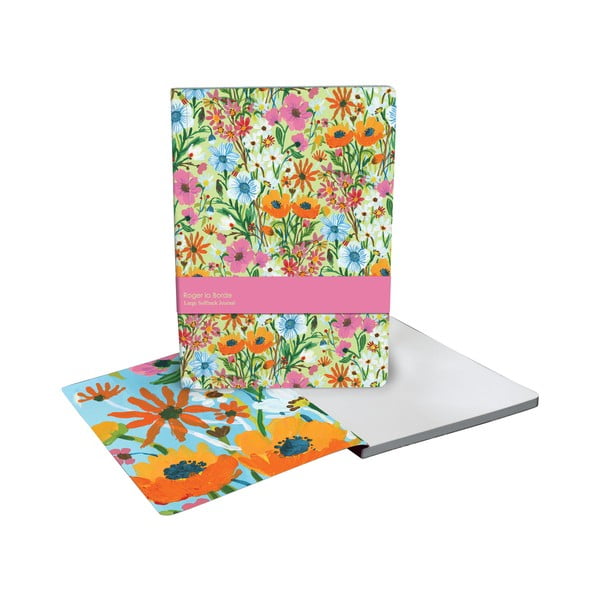 Märkmik 128 lehekülge A4 formaadis Flower Field - Roger la Borde-image-1