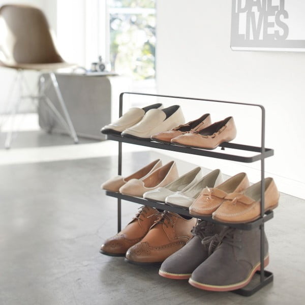 Must metallist jalatsiriiul Tower Shoe Rack - YAMAZAKI-image-2