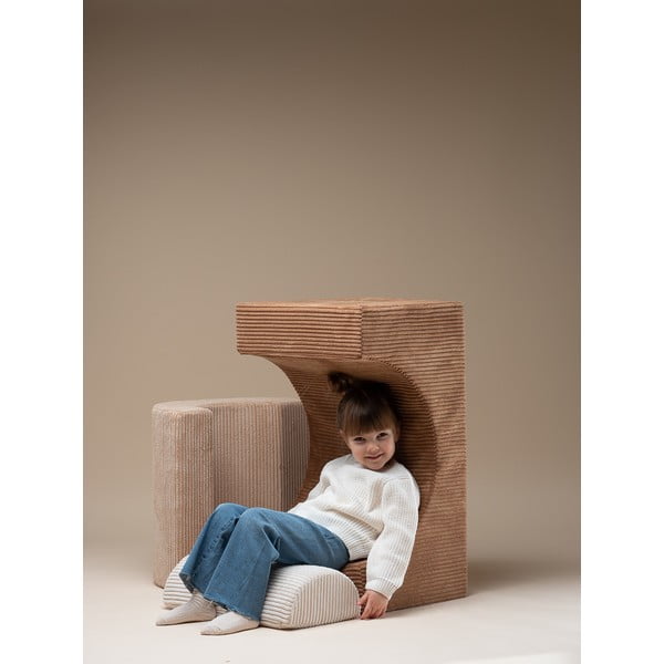 Pruun velvetist-vahtplastist mänguväljak Rainbow - Wigiwama-image-4