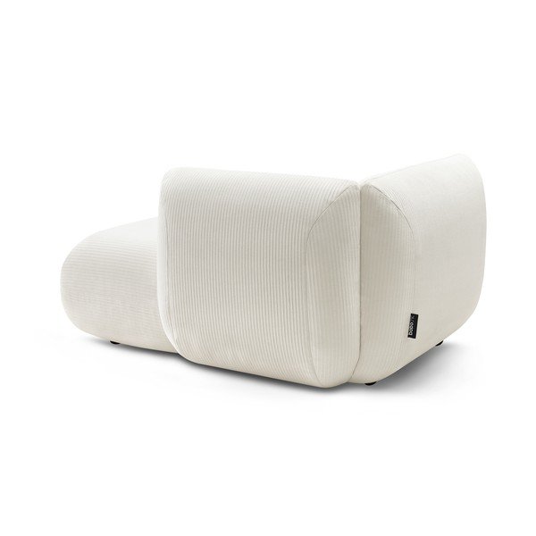 Valge velvetist diivanimoodul (parem nurk) Lecomte – Bobochic Paris-image-4