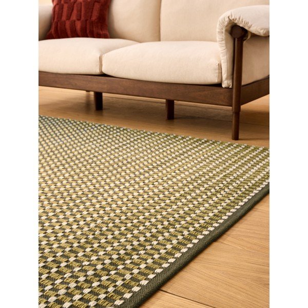 Khaki värvi käsitsi kootud villasegu vaip 200x290 cm Ember - MADE-image-2