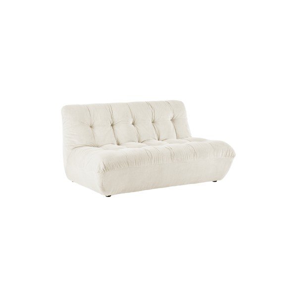 Kreemikas sametist diivan 145 cm Kelso - Jotex