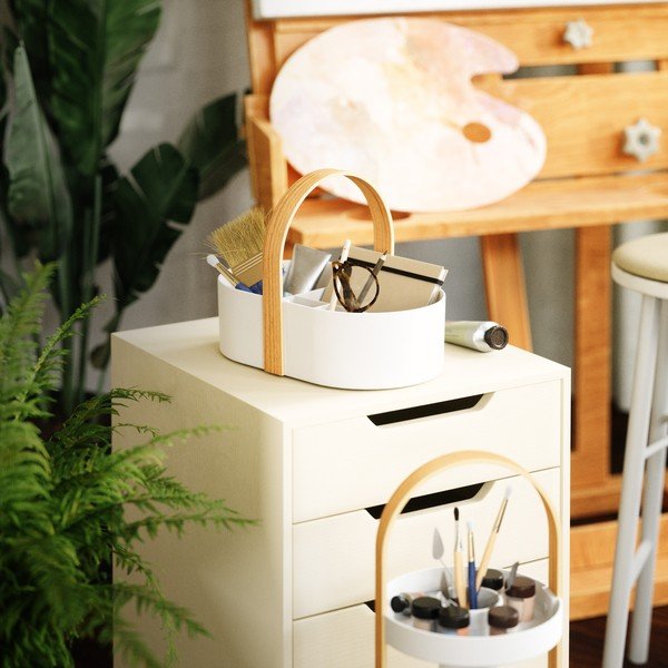 Valge vannitoa korrastaja Bellwood - Umbra-image-2